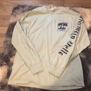 Green long sleeved shirt